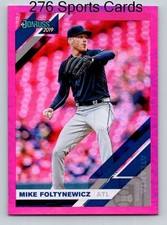 2019 Panini Donruss - Mike Foltynewicz #135 Pink