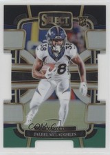 2023 Panini Select Concourse Black & Green Prizm Die-Cut Jaleel McLaughlin 7rf