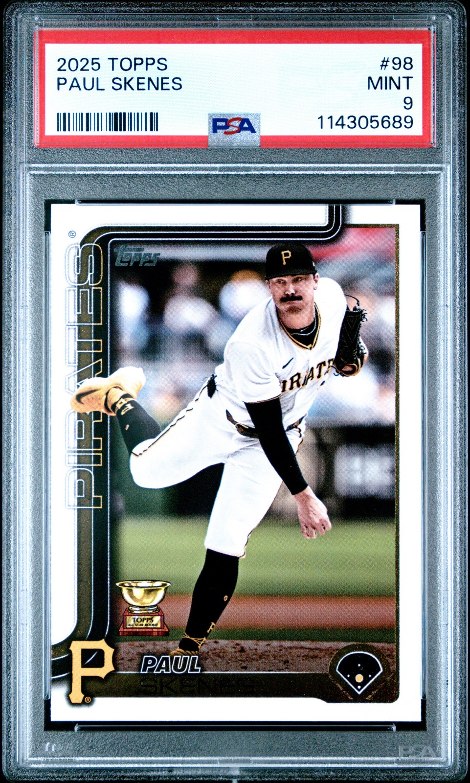 2025 TOPPS #98 PAUL SKENES PSA 9