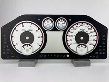 US Speedo White Dodge Ram Gauge Face for Clusters 2009-2012 (Gas)