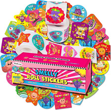 3 Rolls Scratch and Sniff Stickers for Kids 600PCS Smelly Scented Stickers Kid