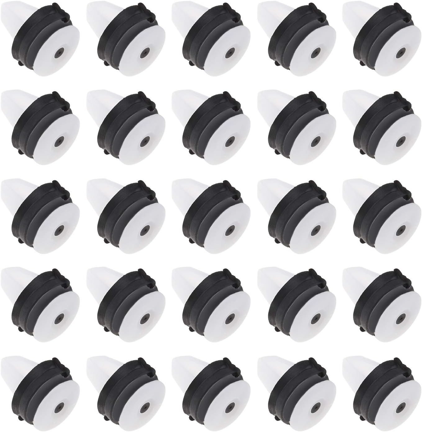 Create idea 50Pcs Car Side Door Moulding Trim Panel Clips Fasteners with Black