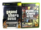 XBOX GTA LOT - Grand Theft Auto Vice City + III + San Andreas CIB Double Pack