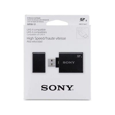 Lecteur De Carte Mémoire SD UHS-II Sony MRW-S1 Haute Vitesse - Royaume-Uni - Photo 1/2