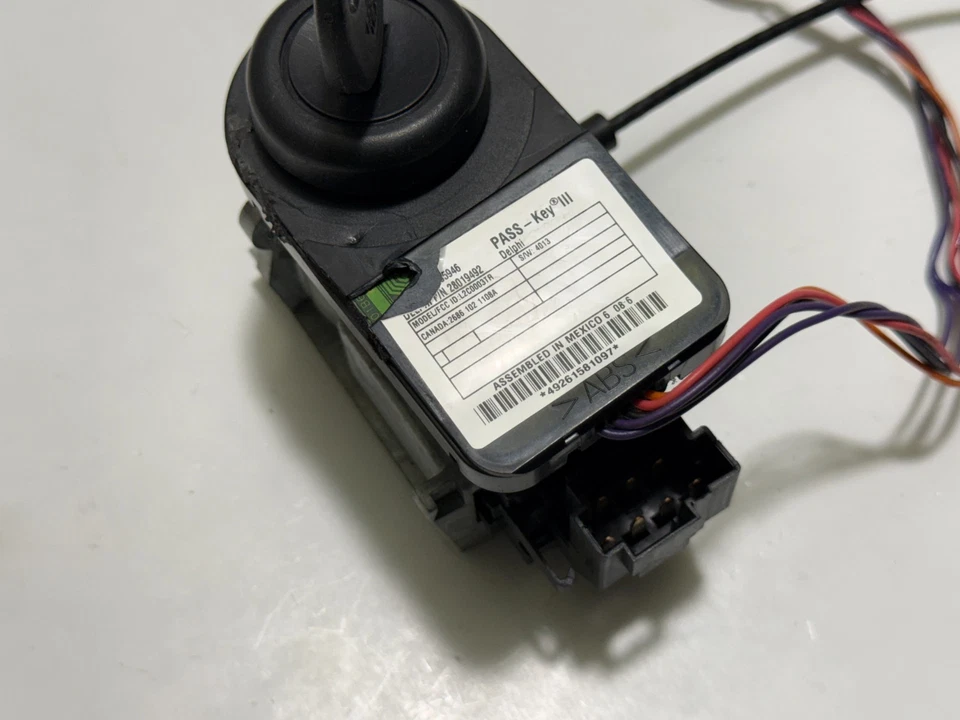 Buick Rendezvous 2007 interruptor de encendido bloqueo con llave e inmovilizador OEM Foto 2 de 4