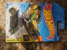 Hot Wheels Experimotors Clip Rod 2019 Die Cast Car GHB51 Green & Gold P13 Mattel