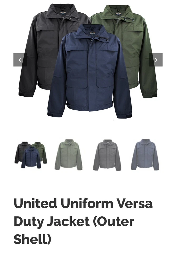 NEW!! UNITED UNIFORM Versa Duty Jacket (Outer Shell)BLACK.medium - Image 4 of 4