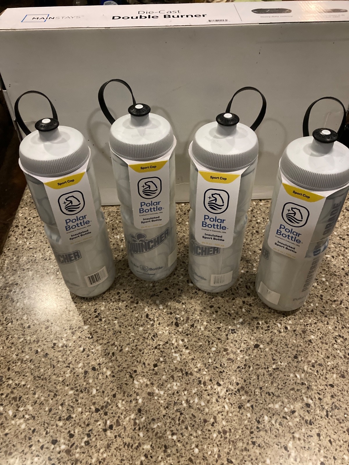 24oz Insulated Sport Water Bottle. Lot Of 4 Nwt Cycling Sporting