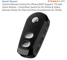 Camera Remote Control for iPhone with Zoom Shutter - Front/Rear Switch Page
