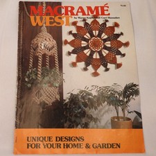 Macram  West by Margo Kaplin  Curt Hunsaker Instruction Book 1975