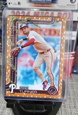 2025 Topps Holiday - Trea Turner #H90 Gold Holiday Lights