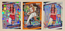 Kiki Iriafen Mystics 2025 Panini Prizm RC Lot (3), Rainbow #72 + #149
