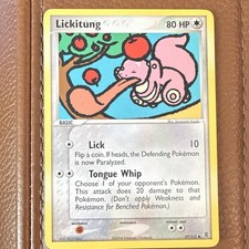 Nintendo Pokemon TCG Lickitung 37/112 FireRed & LeafGreen Uncommon 2004 on eBay