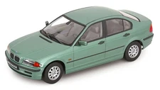 KK Scale 1:18 BMW 3SERIES E46 SEDAN GREEN METALLIC 1999 Diecast - KKDC181436