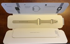 Genuine Apple iWatch 38mm 40mm 41mm 1 2 3 4 5 6 7 8 9 SE Sport Band - Starlight