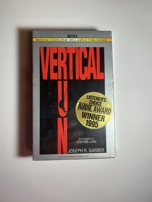 Vertical Run By Joseph R. Garber Bantam Books 4 Cassette Tape Audio Book NOS