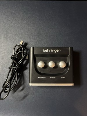 Behringer U-PHORIA UM2 Single Channel Audio Interface - Black