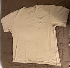 Carhartt K87-DES-L Short Sleeve Men's T-Shirt - Brown, L