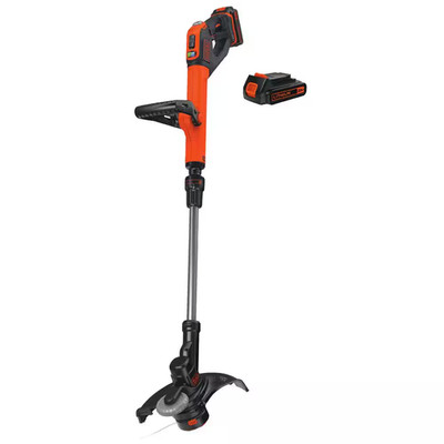 20V MAX Cordless Battery Powered String Trimmer Kit with (2) 1.5Ah Batteries & C