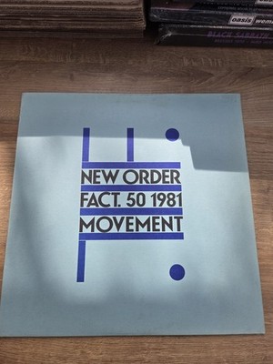 New Order Movement 1981 UK Vinyl LP Record  A3 B3 MPO 1st Press EX/EX No Inner