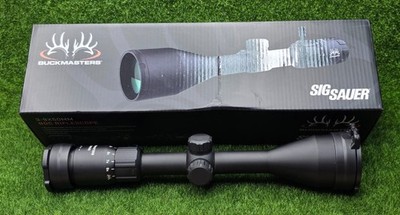 Sig Sauer #SOBM33002 Buckmasters Riflescope 3-9x50mm, Black, SFP, 1'' M.T., BDC