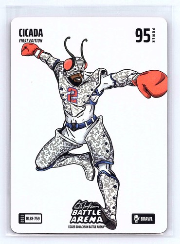 CICADA (Cade Cunningham) Bo Jackson Battle Arena #759 Blizzard Battlefoil Brawl