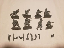 8 Conte Collectables WW2 German Wehrmacht Infantry D-DAY Figures 54mm 1/32 Scale