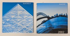 2 Lot AutoCAD LT Autodesk 2002 PC Software CDs w/ Serial Numbers Key Codes