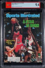Sports Illustrated Michael Jordan 1984 Dec 10 Cover Original PSA 9.4