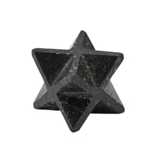 Amazing Gemstone Nuummite Merkaba Crystal - 0.75 Inches Metaphysical Merkaba