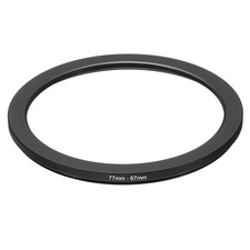 77mm-67mm Metal Step Down Ring Camera Lens Filter Adapter Ring Aluminum Filter