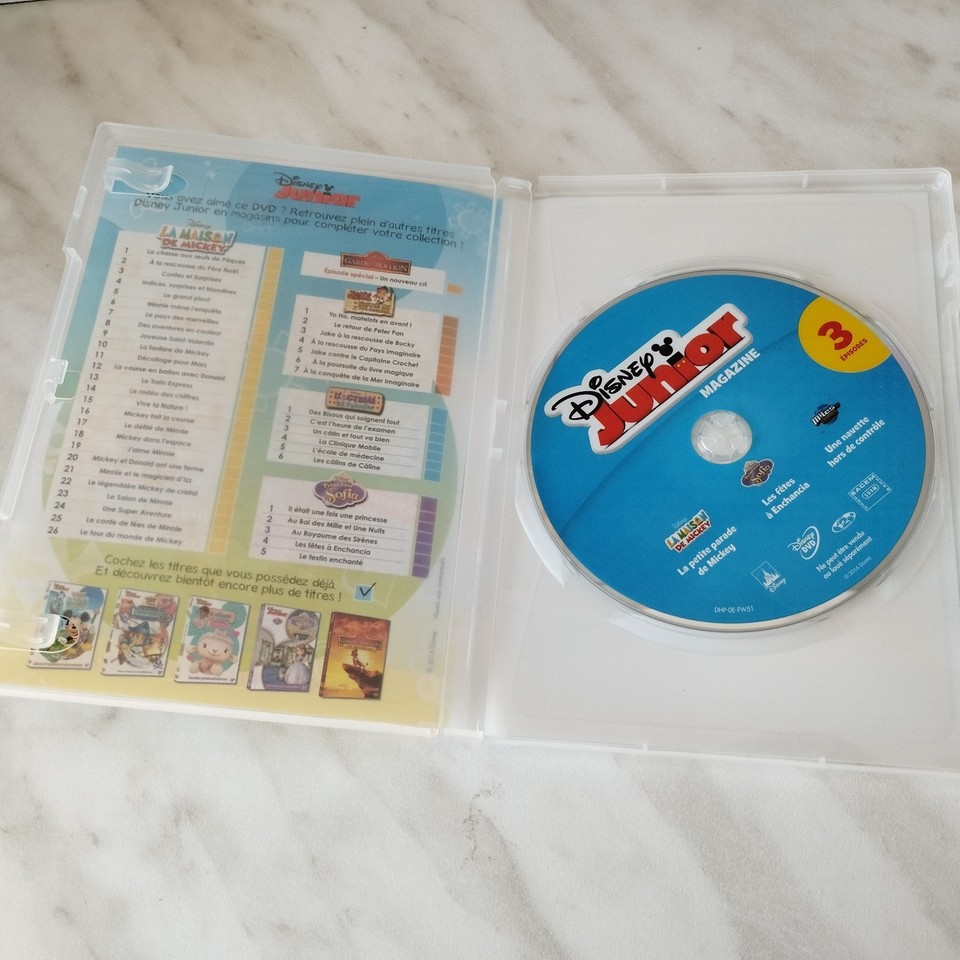 DVD DISNEY JUNIOR 3 EPISODES LA MAISON DE MICKEY PRINCESSE SOFIA 2016 ...