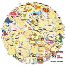 Pompom Purin Stickers 50 Pcs Waterproof, Detachable and Beautiful, Suitable E