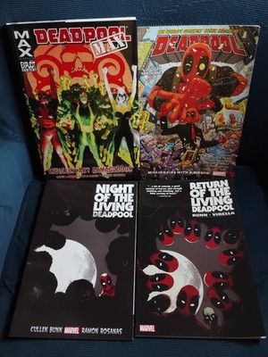 DEADPOOL (2012-2018) TPB 4 BOOK LOT!