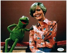 Florence Henderson Autograph 8x10 Photo Brady Bunch Kermit The Frog ACOA