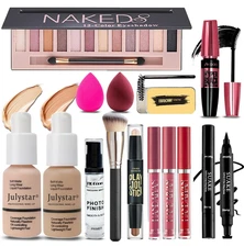 	All in One Makeup Kit for Women Full Kit Includes 12 Colors Shimmer Eyeshadow	