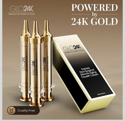 3 GLO 24k Face Lift In Your Syringe ( Face & Eyes) Instant !