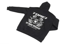 Tomei USA Unisex Hoodie 2024 Design - XSmall Size - Black