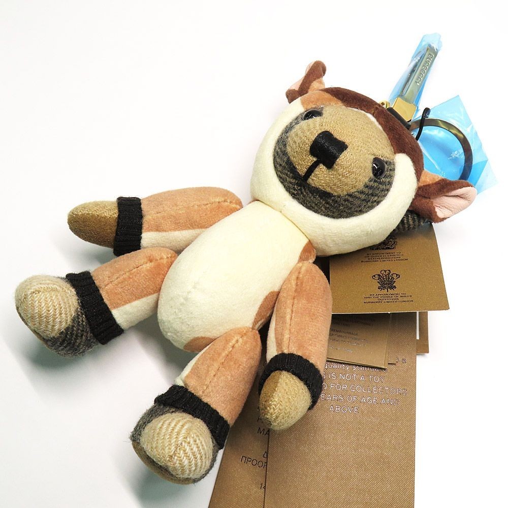 BURBERRY Thomas Bear Charm in Deer 8041882 Color Archive Beige