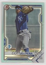 2021 Bowman Draft 1st Edition Sky Blue Foil Erick Pena #BD-178 0m4q