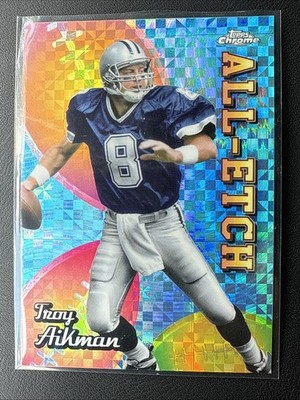 Troy Aikman 2024 Topps Chrome #CAE-TA All-Etch X-Fractor Cowboys