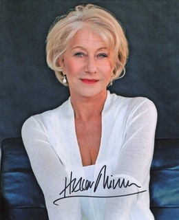 A Fantastic 10” x 8” Photo with the Genuine Autograph of Helen Mirren.