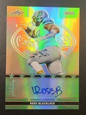 2016 Leaf Metal U.S. Army All-American Bowl #85 Ross Blacklock Yellow #/10