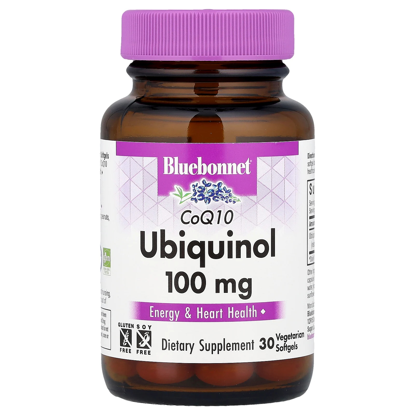 CoQ10 убихинол 100 мг 30 растительных капсул 5890₽