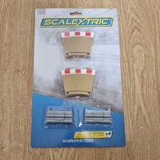 Scalextric C8280 Radius 2 Curve Inner Borders & Barriers 22.5� 'BM' x 4 NEW
