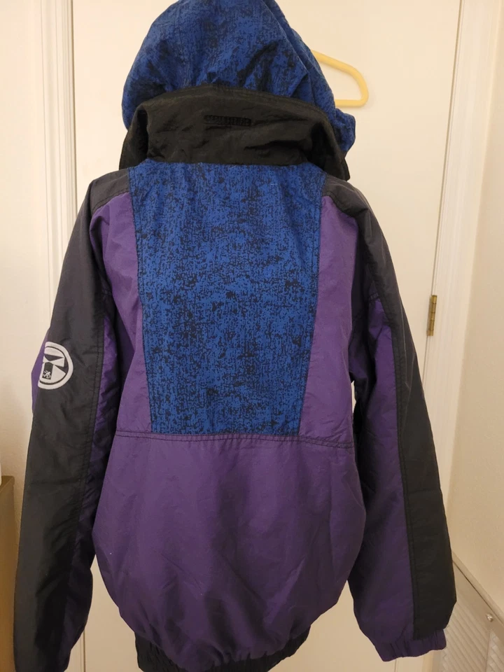 Chaqueta Pullover Parka Aislada Ocean Pacific De Colección Años 90 Para Hombre Med Snowboarding Foto 3 de 4