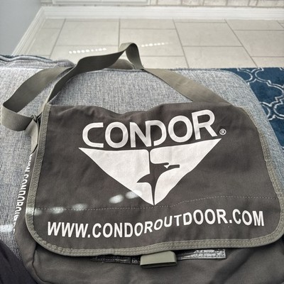 Condor Lightweight Messenger Bag Grey Gray Shot Show Courier Shoulder Pack 