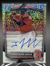 2025 Bowman JHOSTNYXON GARCIA 1st Speckle Refractor Auto /299 CPA-JGA - Pirates