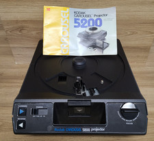 Professional Kodak Carousel 5200 35mm Slide Projector - Remote w 2 Lenses Tested