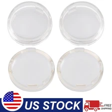 2 Pair Turn Signal Light Clear Lens Cover For Harley Touring Softail  Road King
